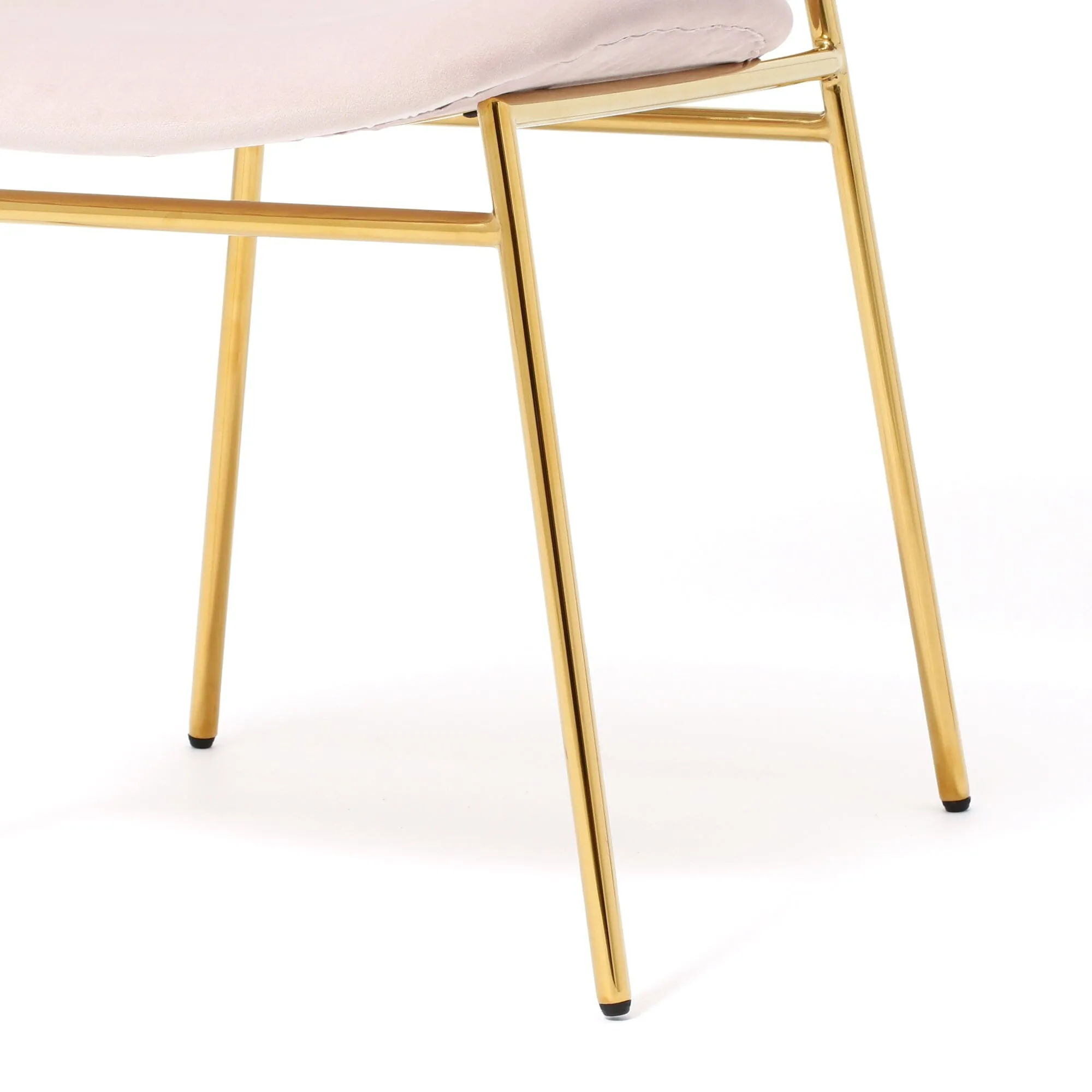 Belle Chair Pink X Gold (W500×D560×H810)