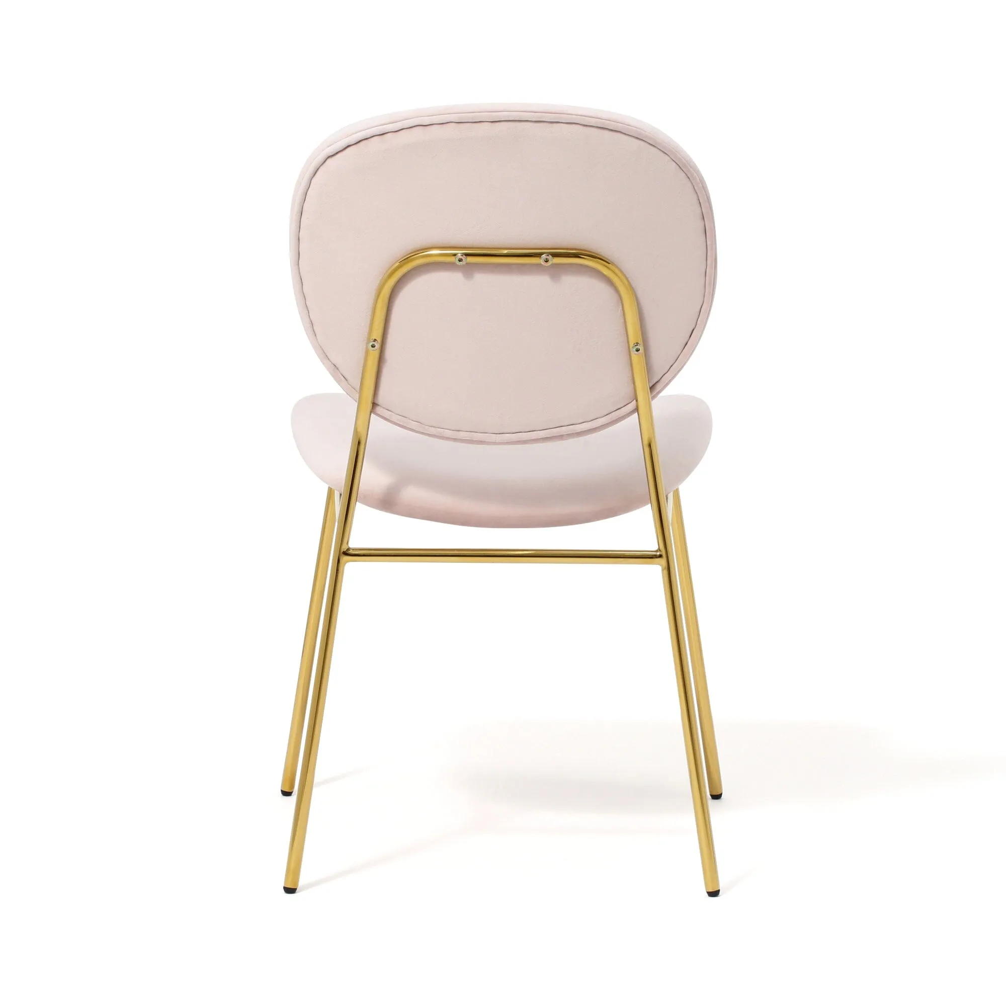 Belle Chair Pink X Gold (W500×D560×H810)