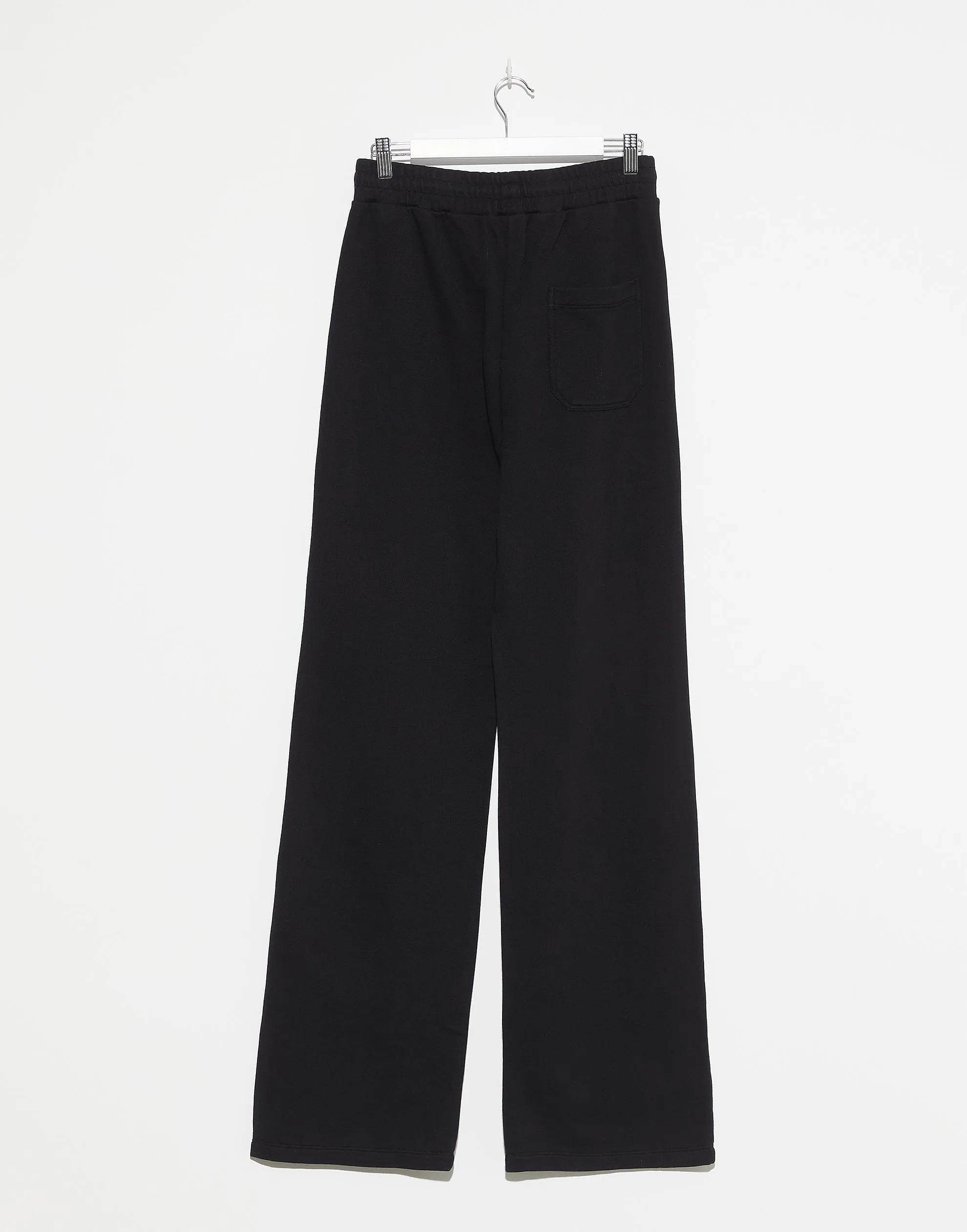 Black Cotton Dorotea Tack Pants