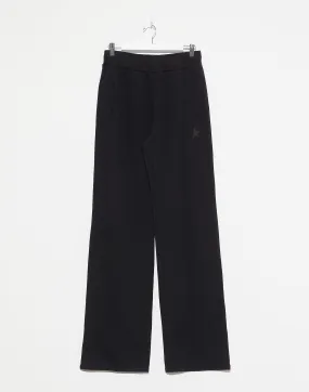 Black Cotton Dorotea Tack Pants