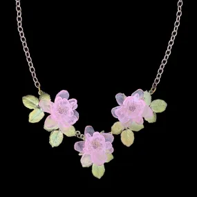 Blushing Rose Necklace - Statement