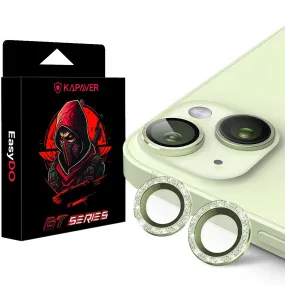 Camera Lens Protector GT Series Easy Do for iPhone 15 / iPhone 15 Plus  (Glitter Green)