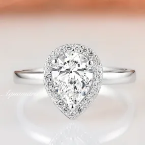 Camila Simulated Diamond Ring - Sterling Silver