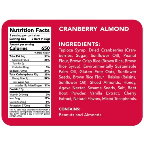 Cranberry Almond by Greenbelly Meals