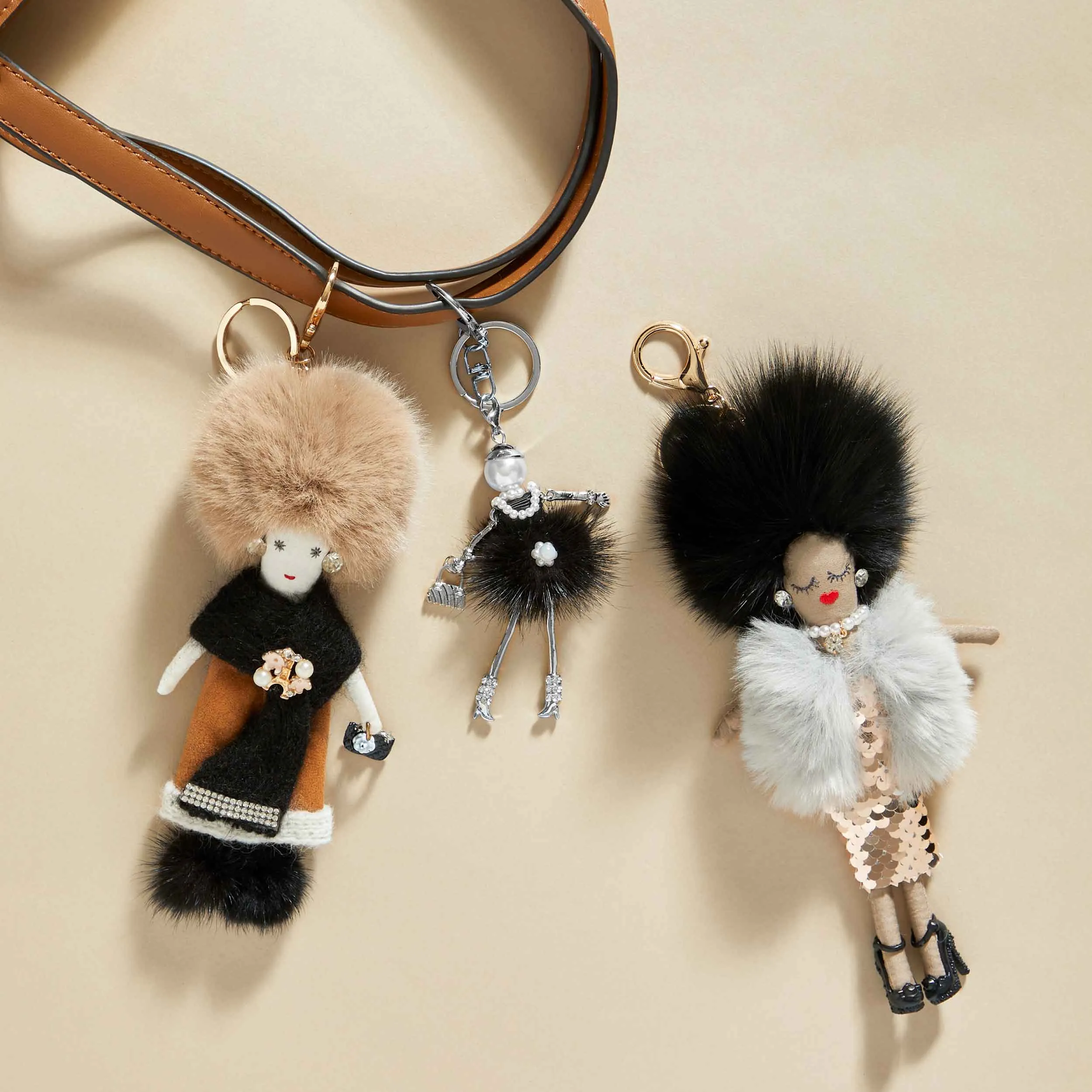 Darling Divas Key Fob   Bag Charm - London