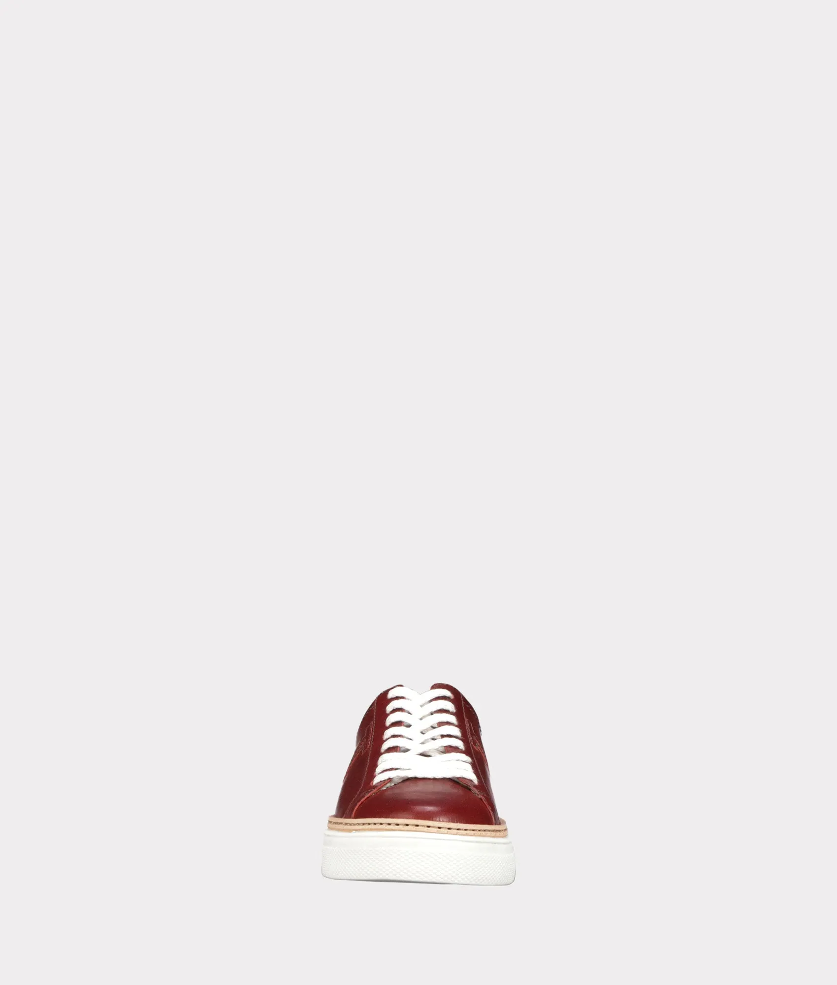 Double L Lace Up Sneaker :: Red