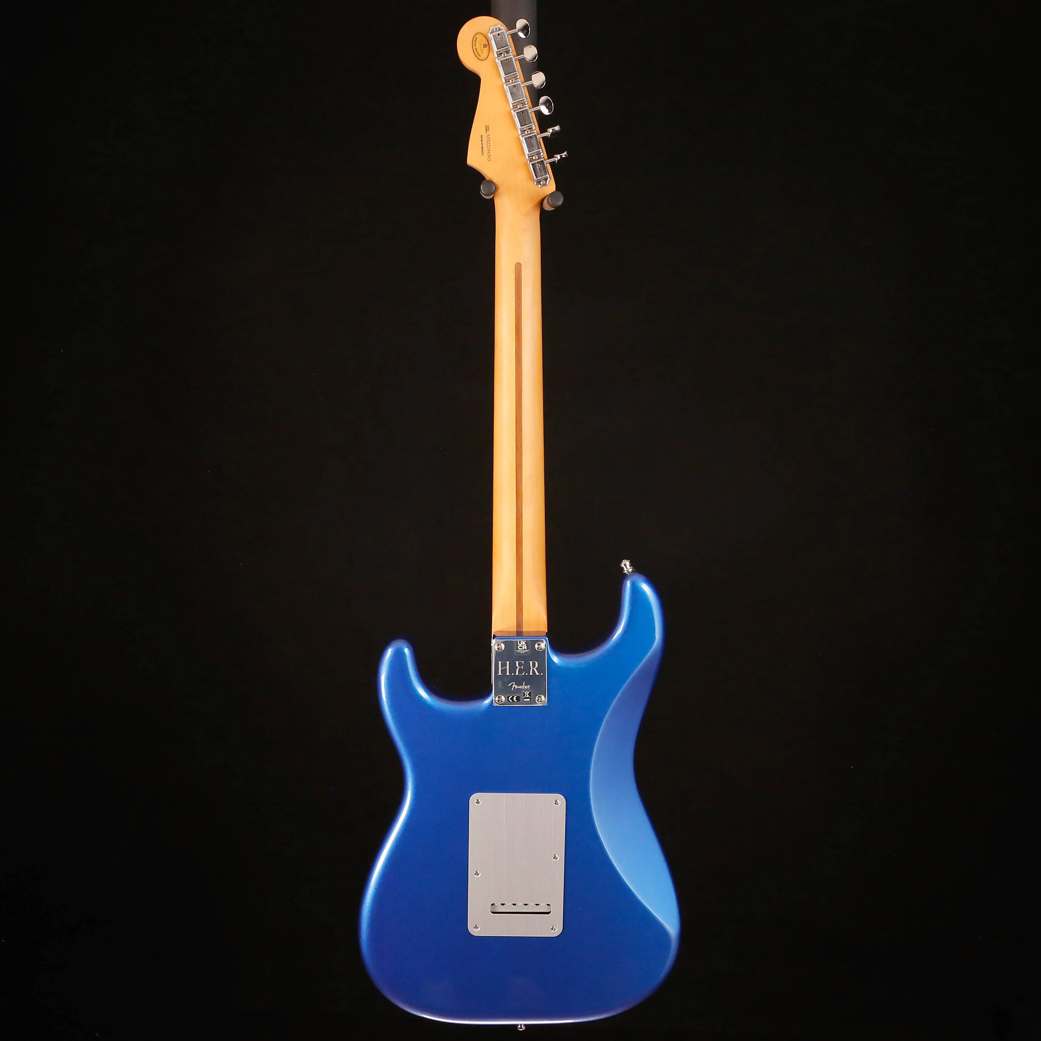 Fender Limited Edition H.E.R. Stratocaster Electric, Blue Marlin 7lbs 15.9oz