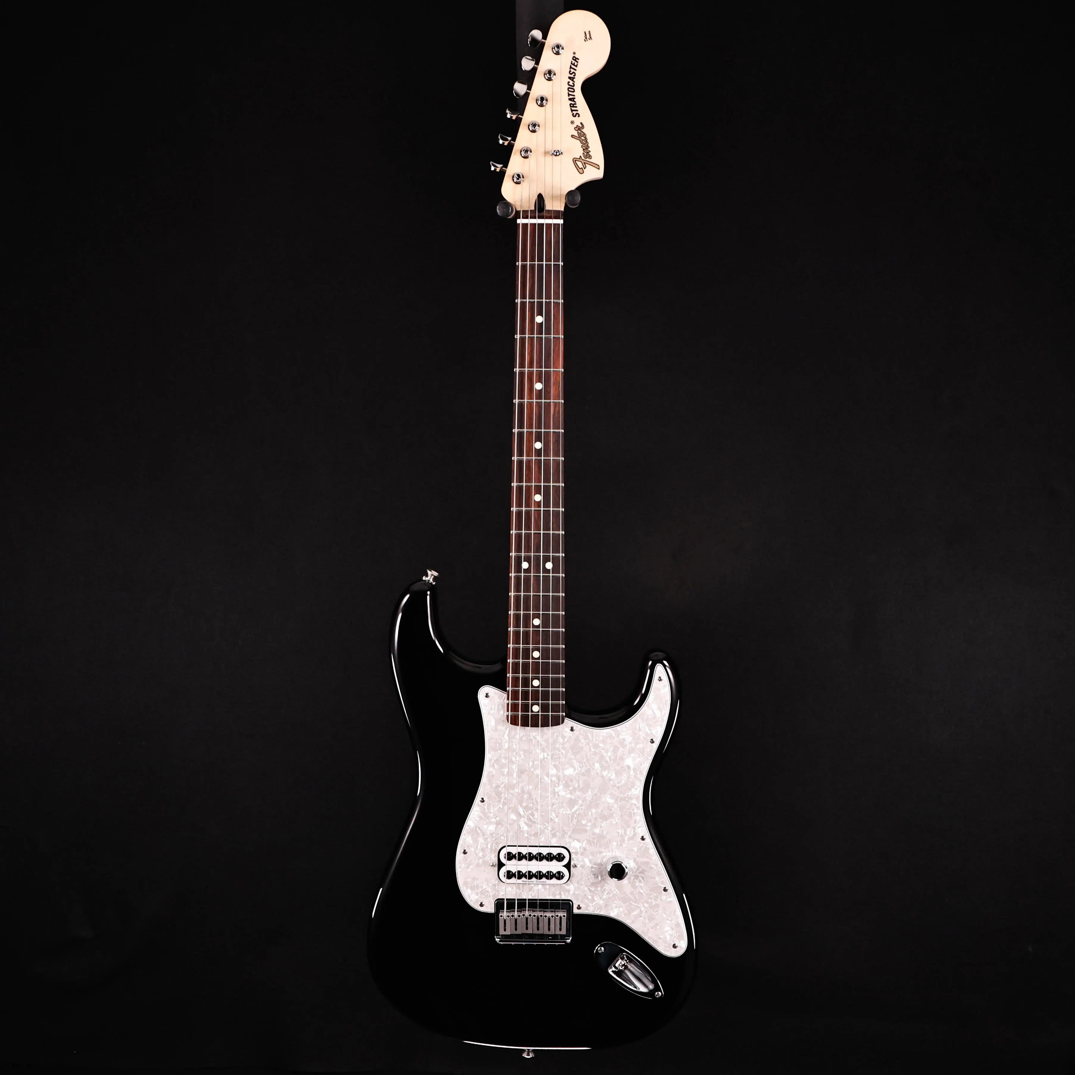 Fender Tom Delonge Stratocaster Electric, Black 7lbs 1.9oz