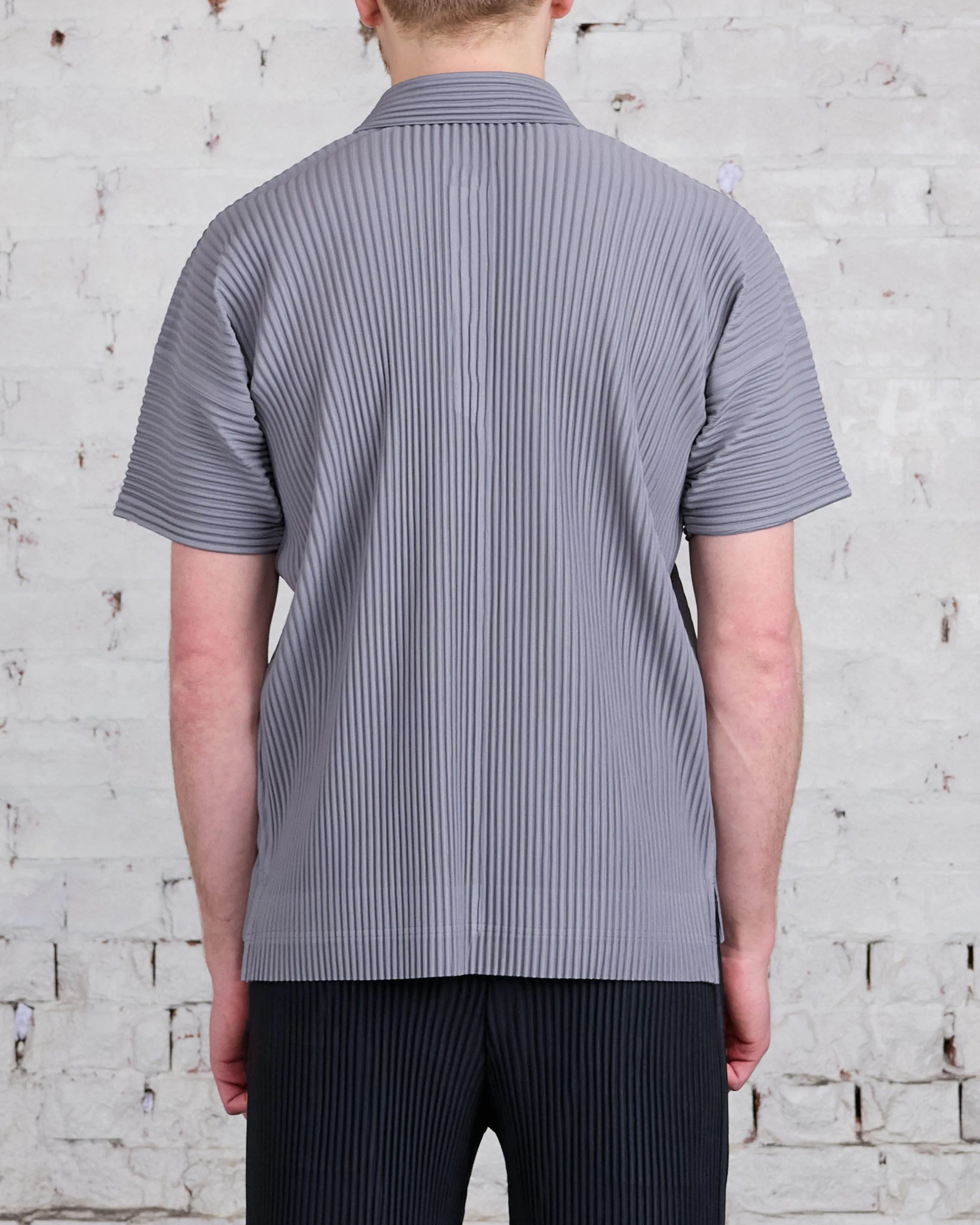 HOMME PLISSÉ ISSEY MIYAKE Pleats May Polo Warm Gray