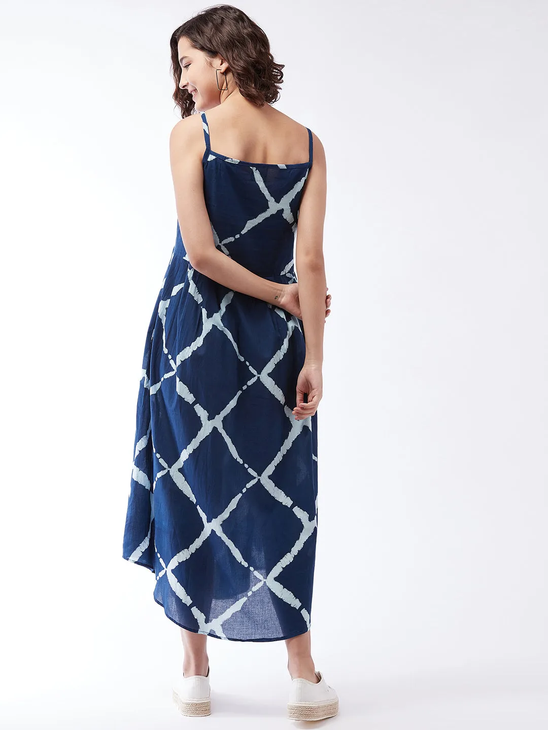 Indigo Criss Cross Strappy Kurta For Teens