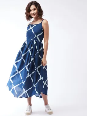 Indigo Criss Cross Strappy Kurta For Teens