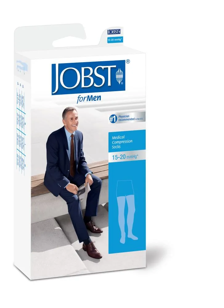 JOBST® FOR MEN THIGH 15-20mmHg CLOSED TOE