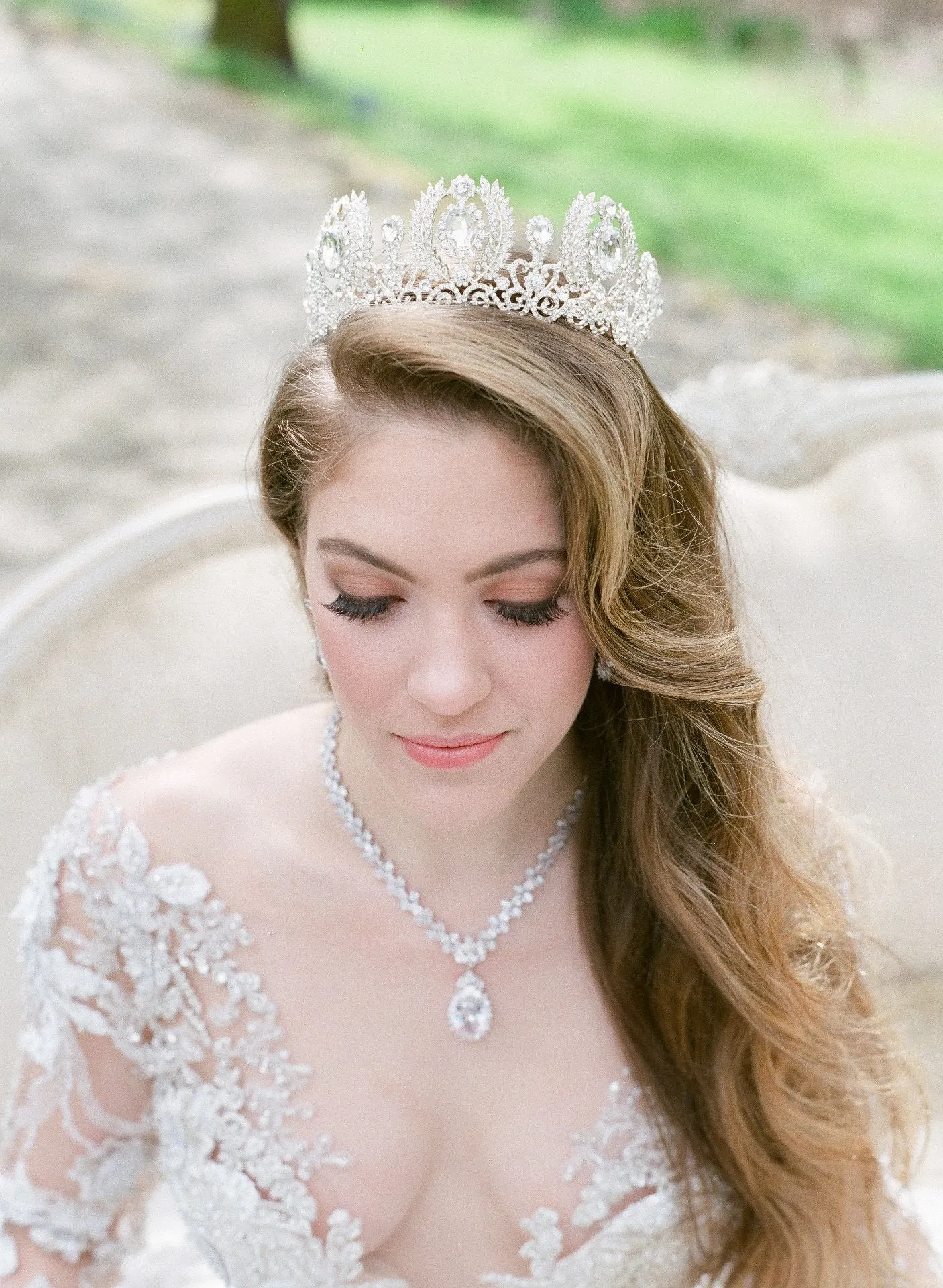 JUNO Crystal Bridal Tiara