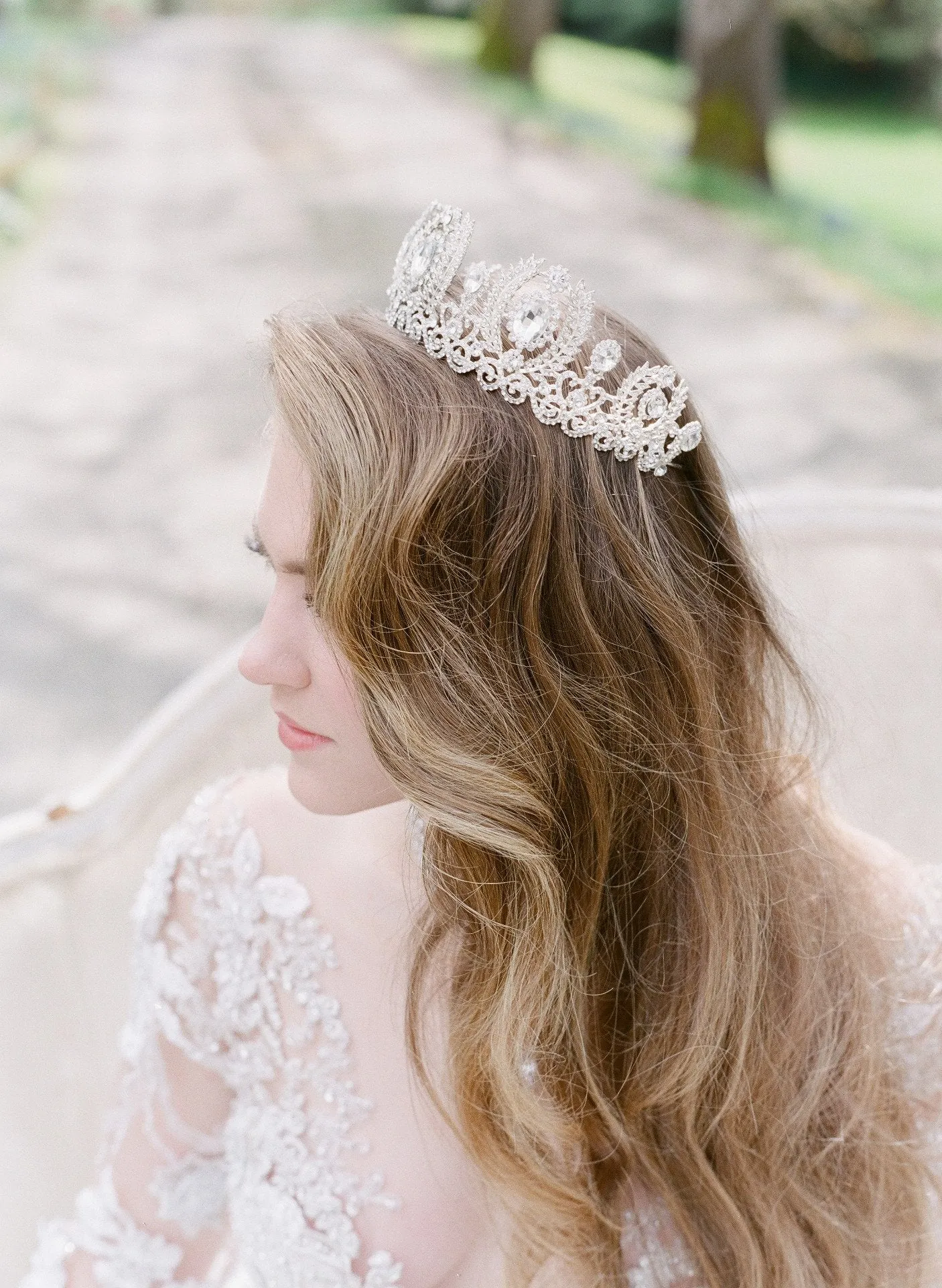 JUNO Crystal Bridal Tiara