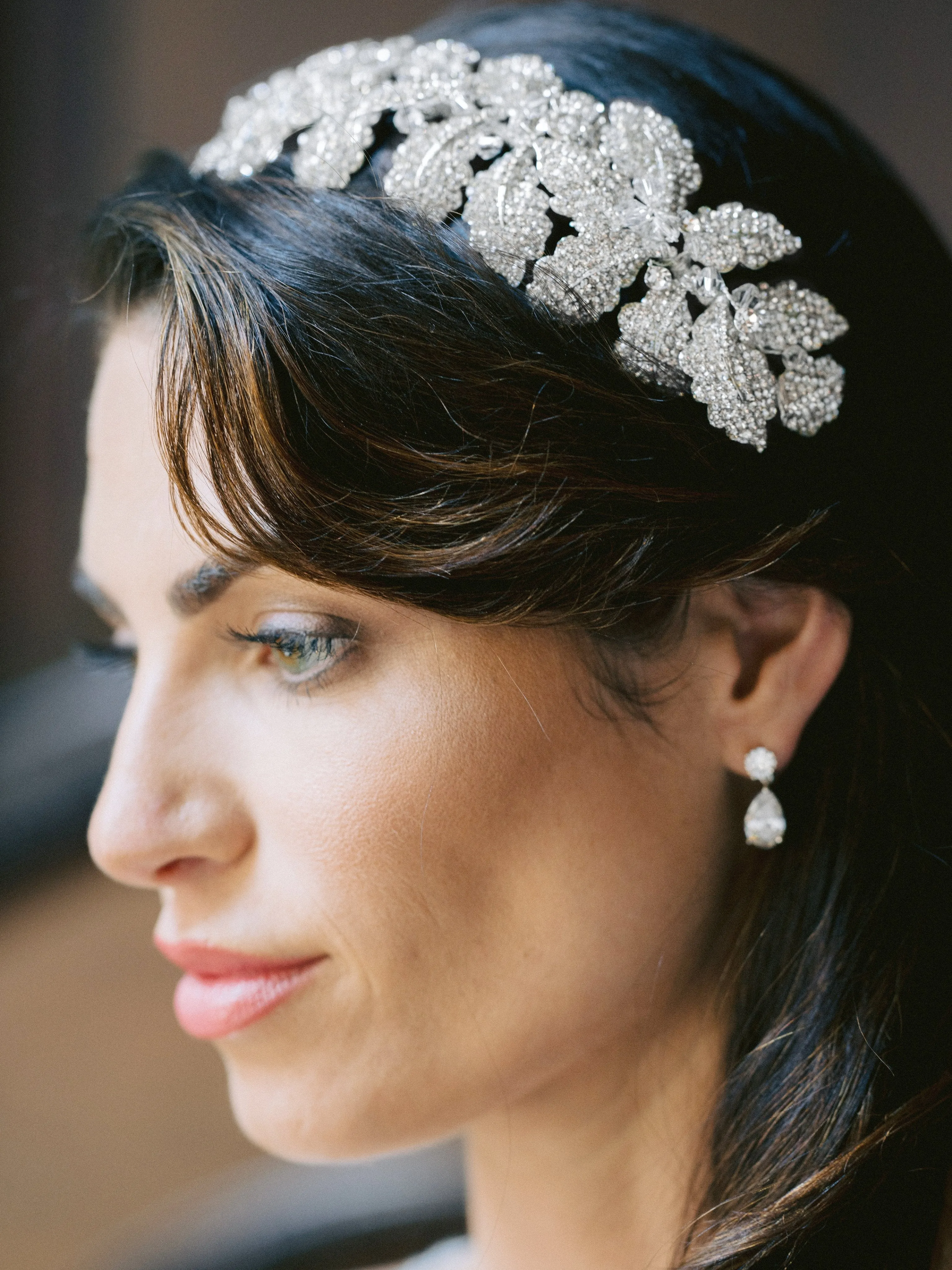 LAUREL Gilded Leaves Headpiece Tiara