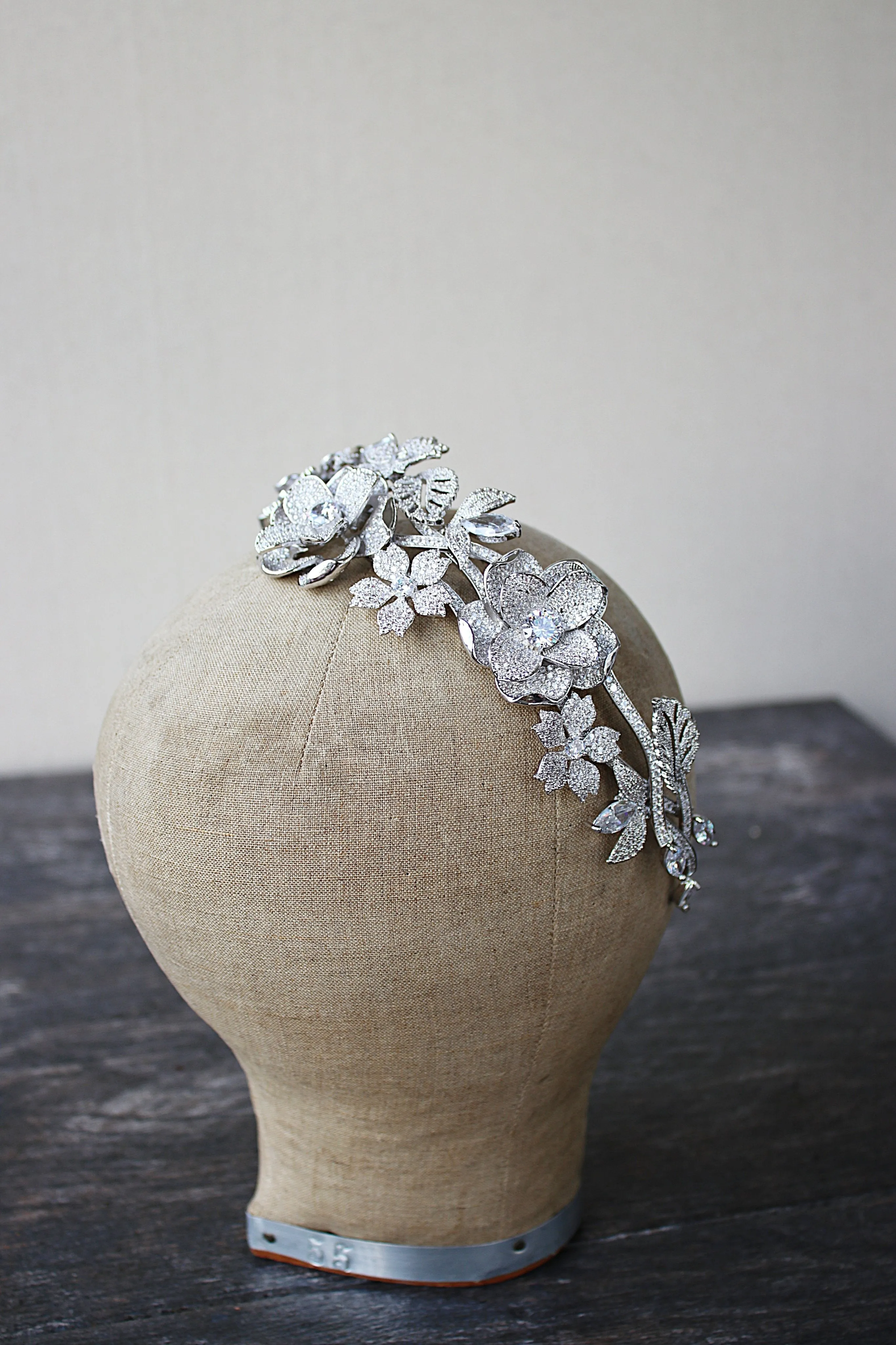 LENA Floral Headpiece Tiara