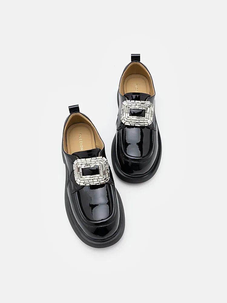 Madelyn Cut-out Patent Loafers