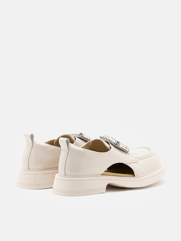 Madelyn Cut-out Patent Loafers