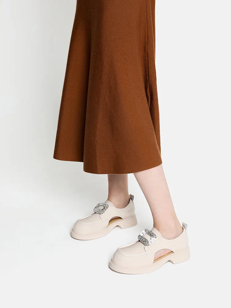 Madelyn Cut-out Patent Loafers