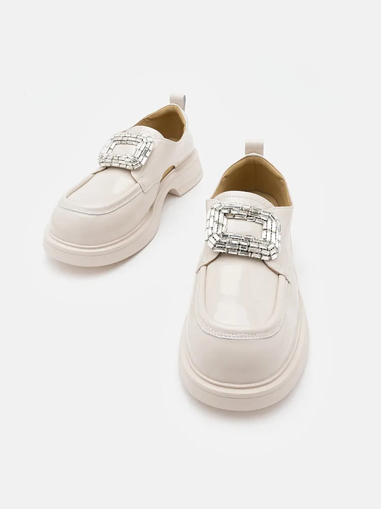 Madelyn Cut-out Patent Loafers