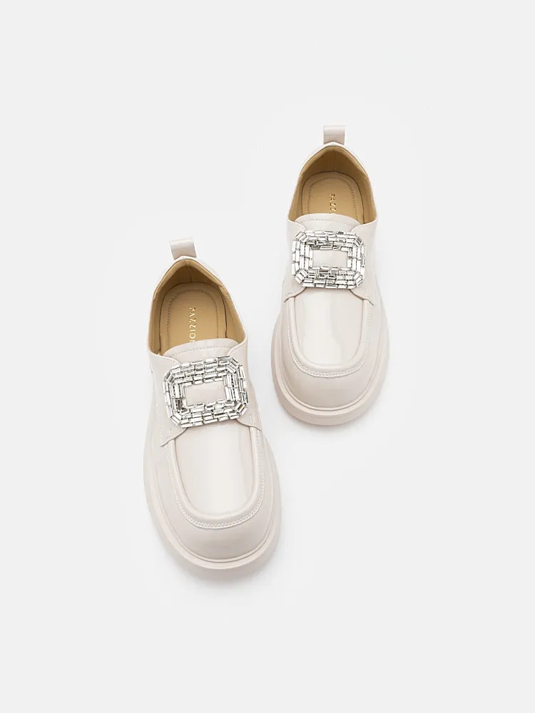 Madelyn Cut-out Patent Loafers