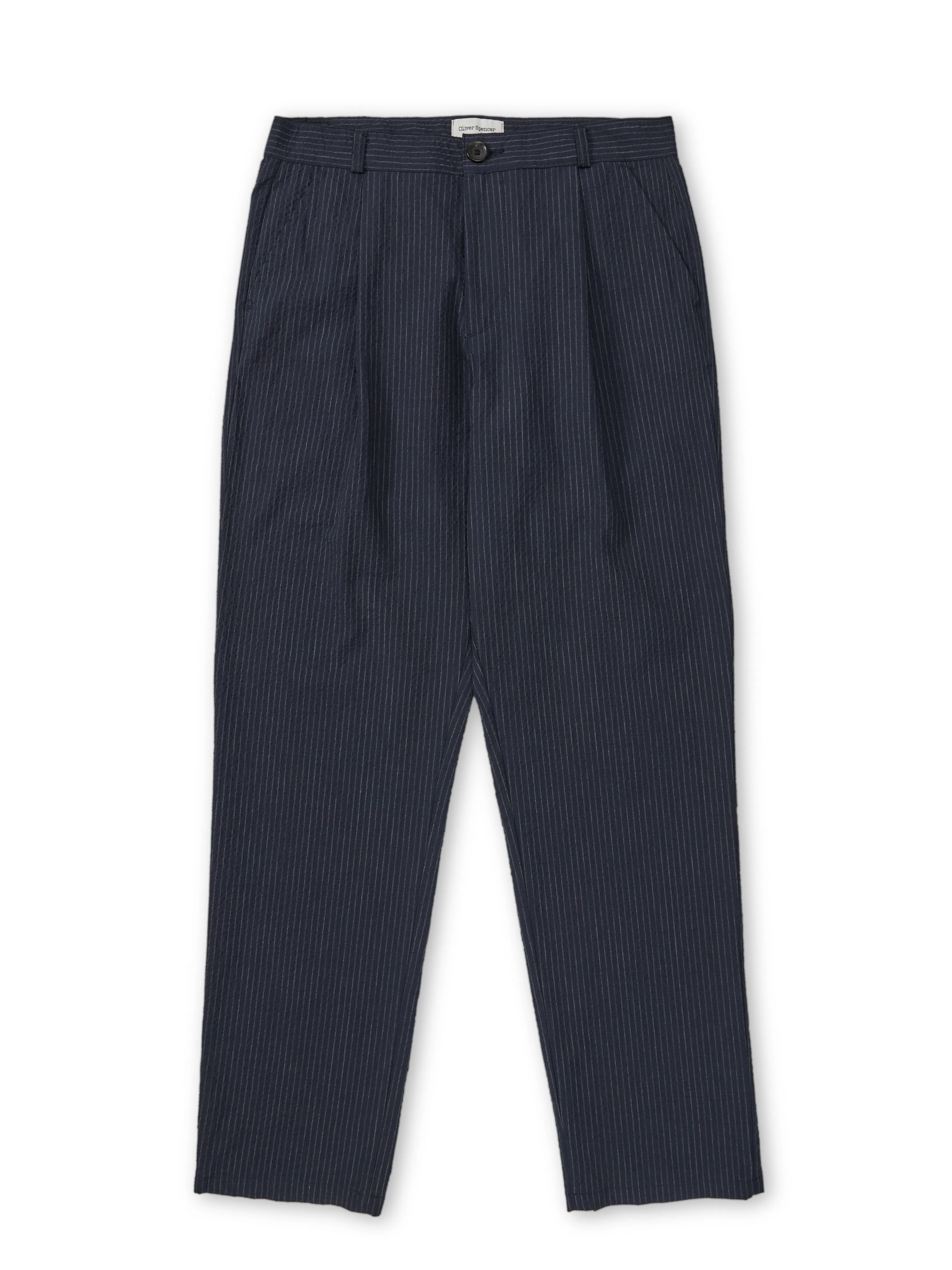 Morton Pleated Trousers Granville Navy