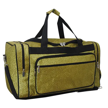 SALE! Gold Glitter NGIL Canvas 23" Duffle Bag