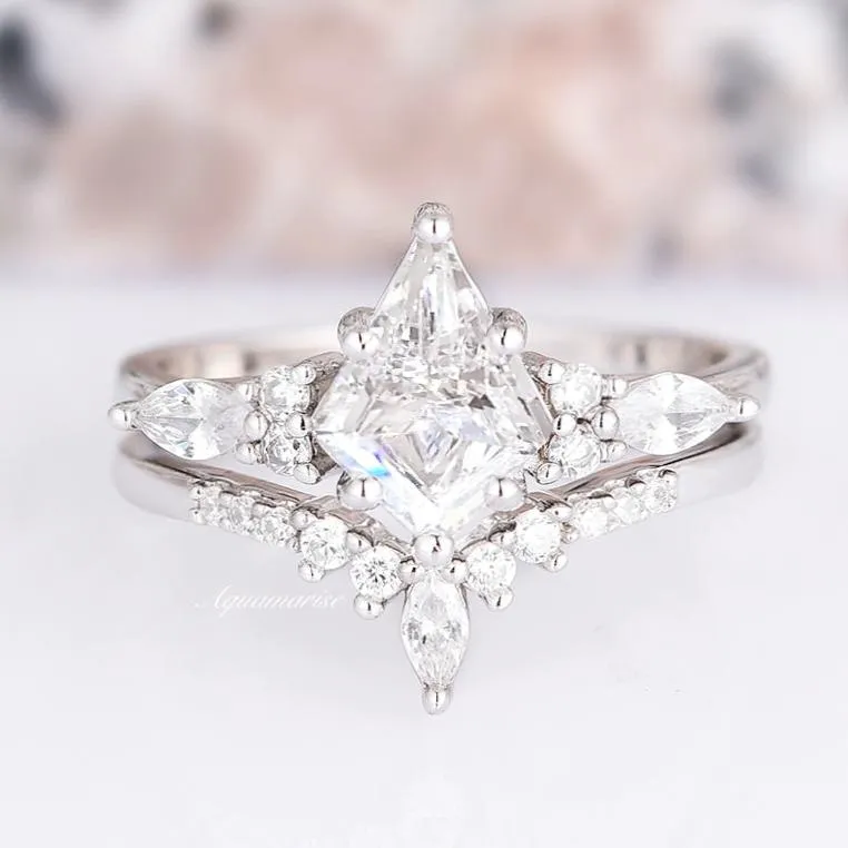 Skye Kite Diamond (cz) Ring Set- Sterling Silver