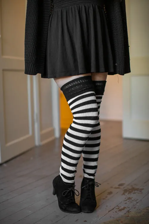 Super Stripes Thigh High Socks