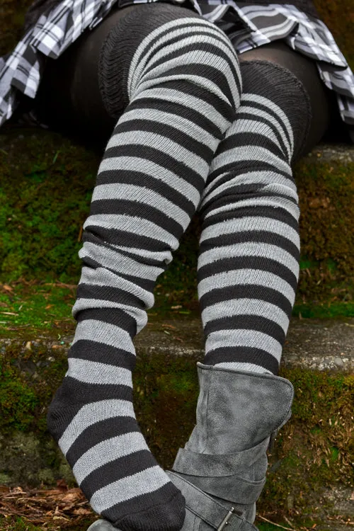 Super Stripes Thigh High Socks