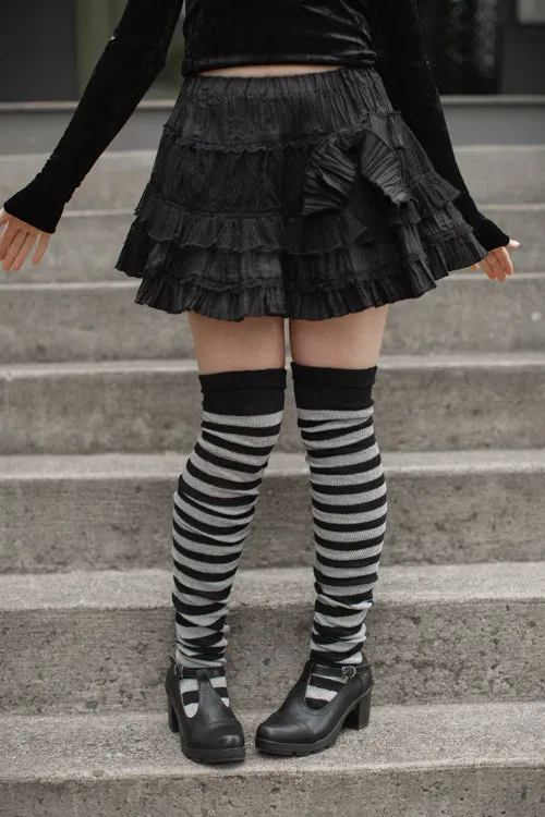 Super Stripes Thigh High Socks